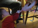 Mama, I think there’s an ogre under the table nibbling on my toes