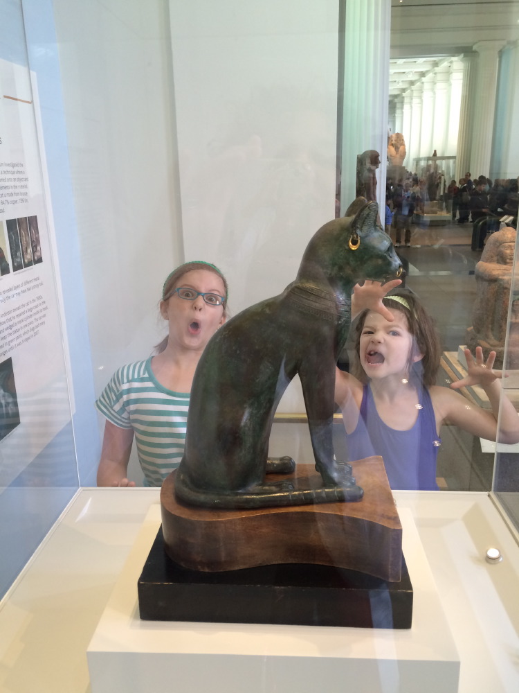 Amazed by the Egyptian Cat.