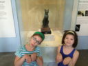 With the Egyptian Cat.
