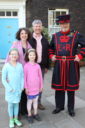 Our family with Rob the Yeoman Warder.